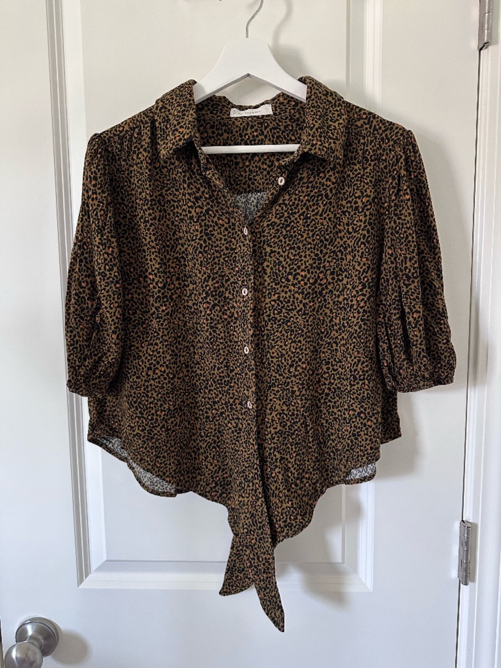 Animal print top